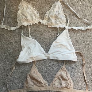 3 brandy Melville bralettes